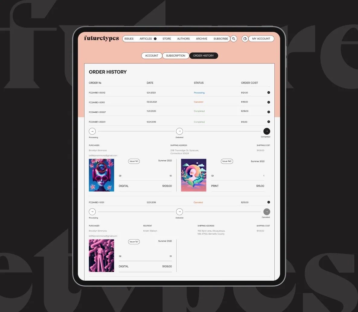 Cover Image of FutureTypes