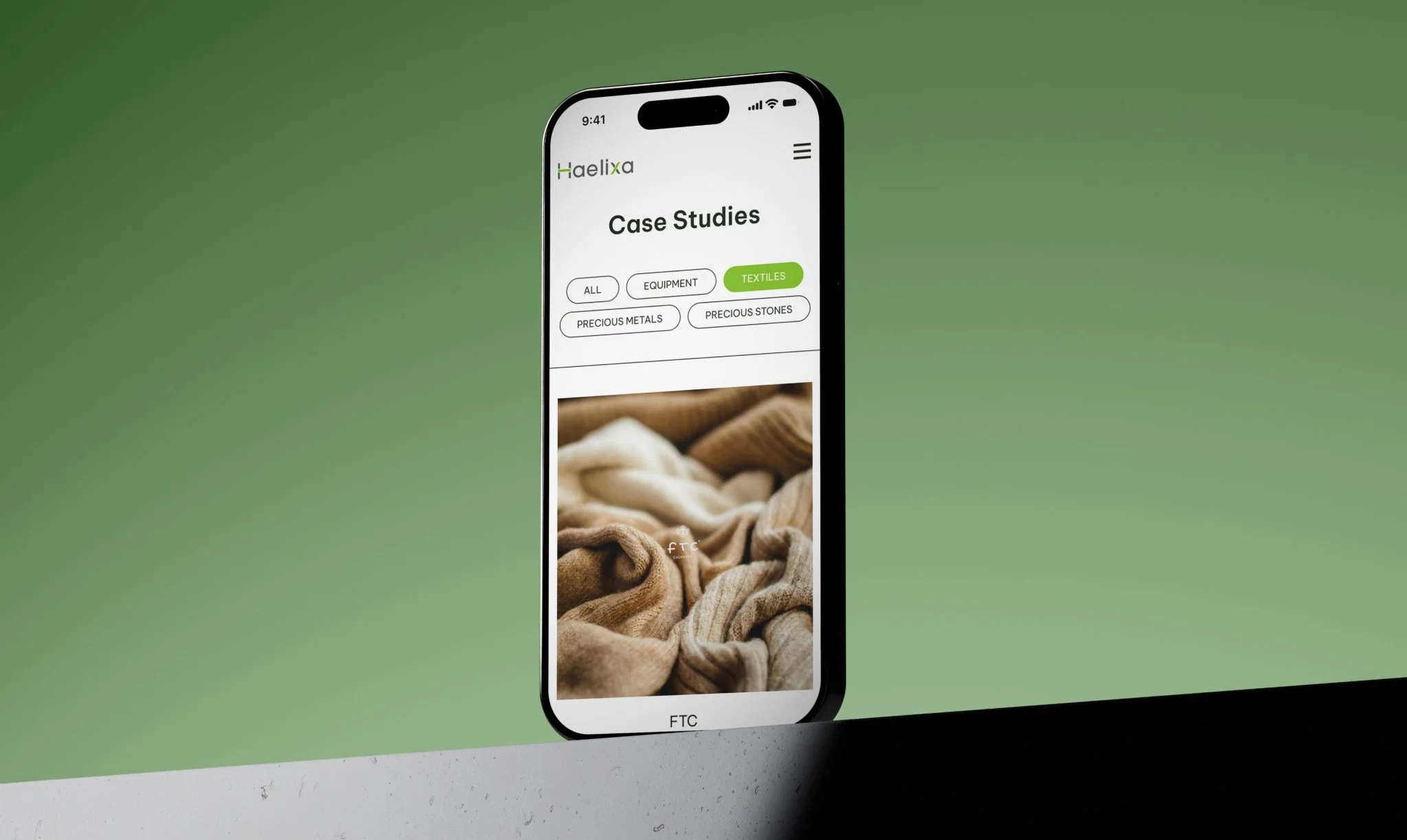 Design of Mobile version | Haelixa