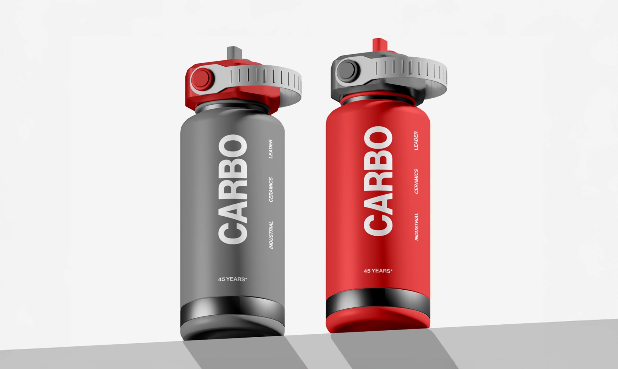 CARBO branded industrial bottles