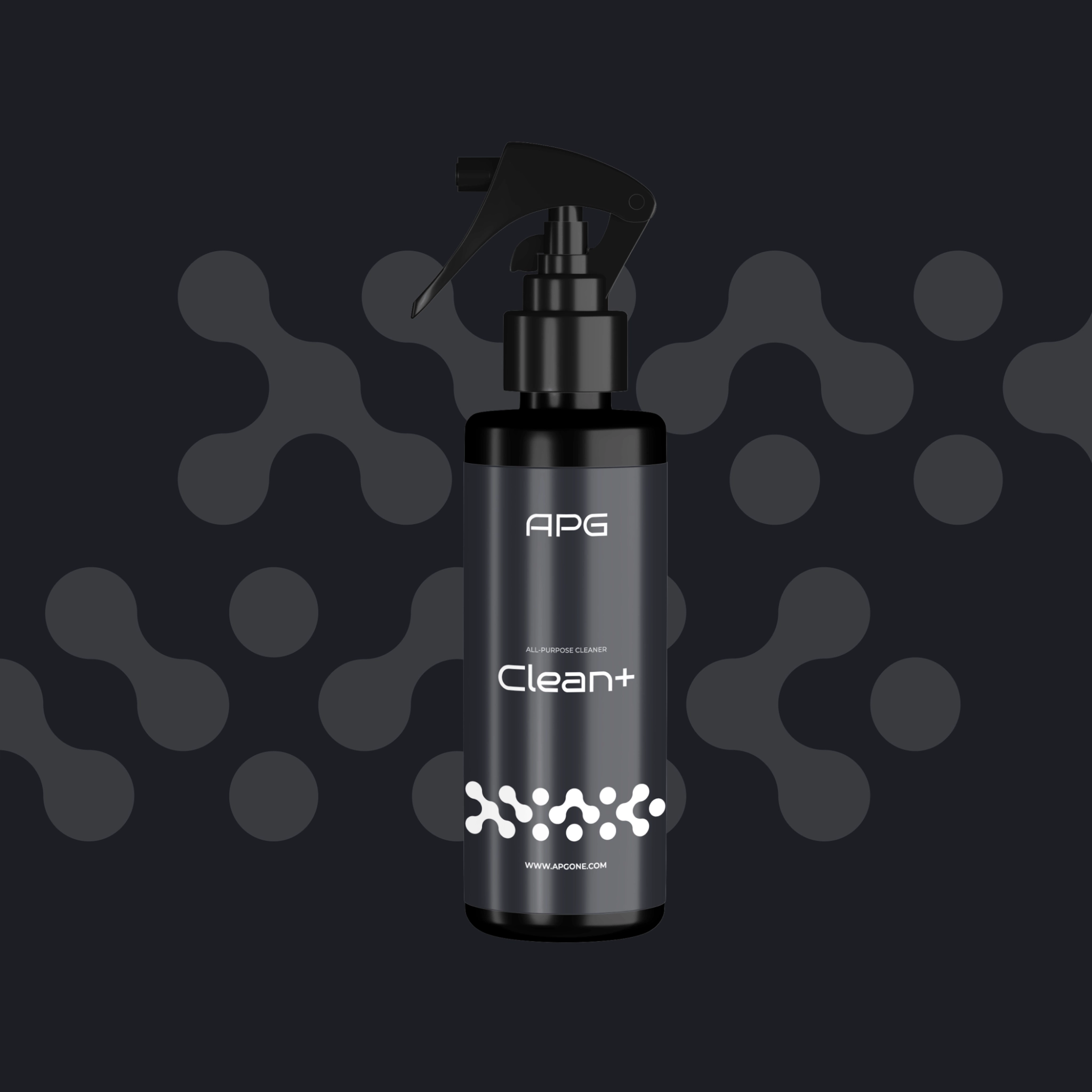Black APG Clean+ cleaner bottle