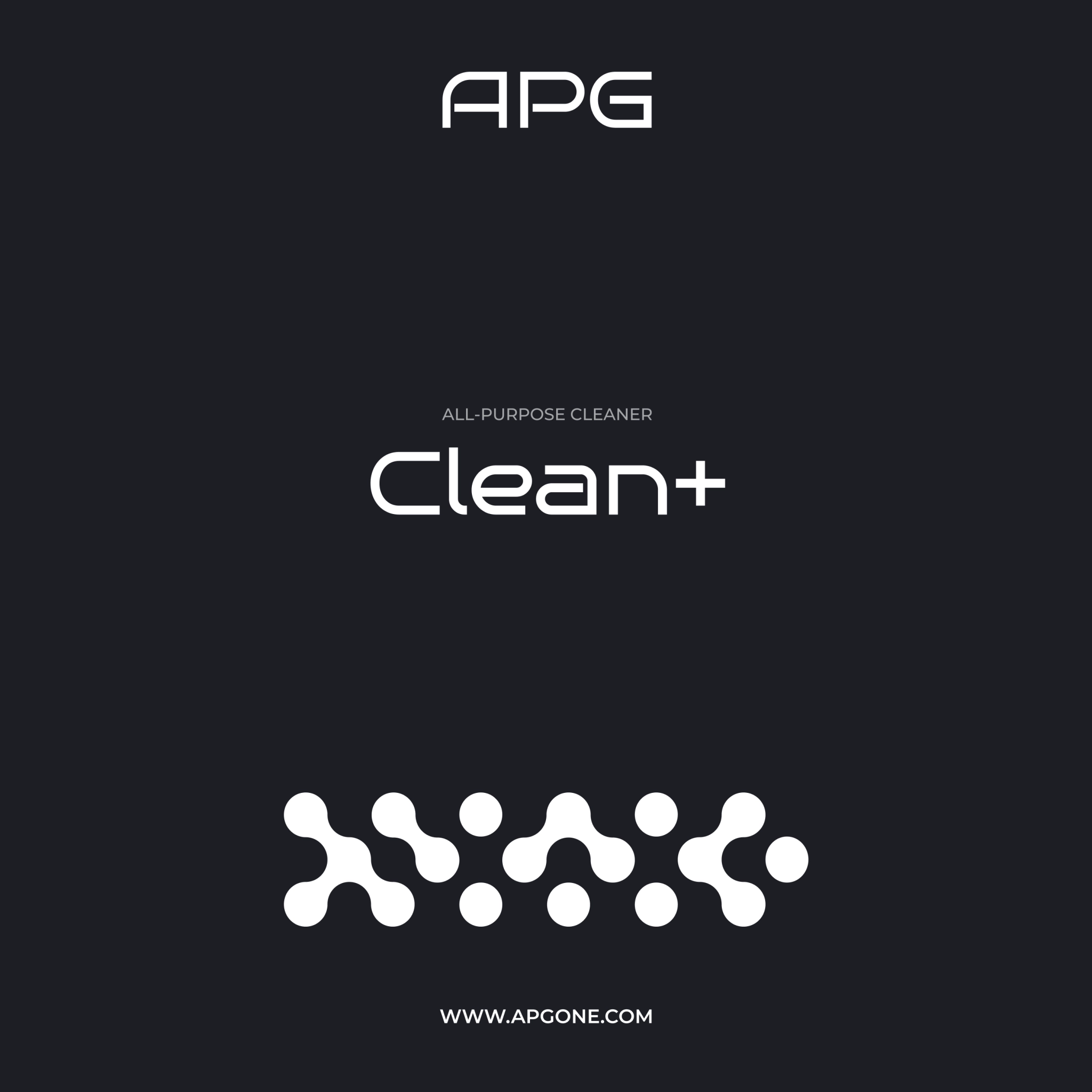 APG Clean+ logo with tagline