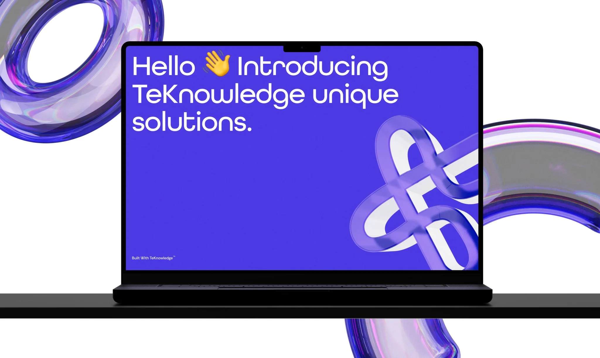 TeKnowledge solutions on laptop