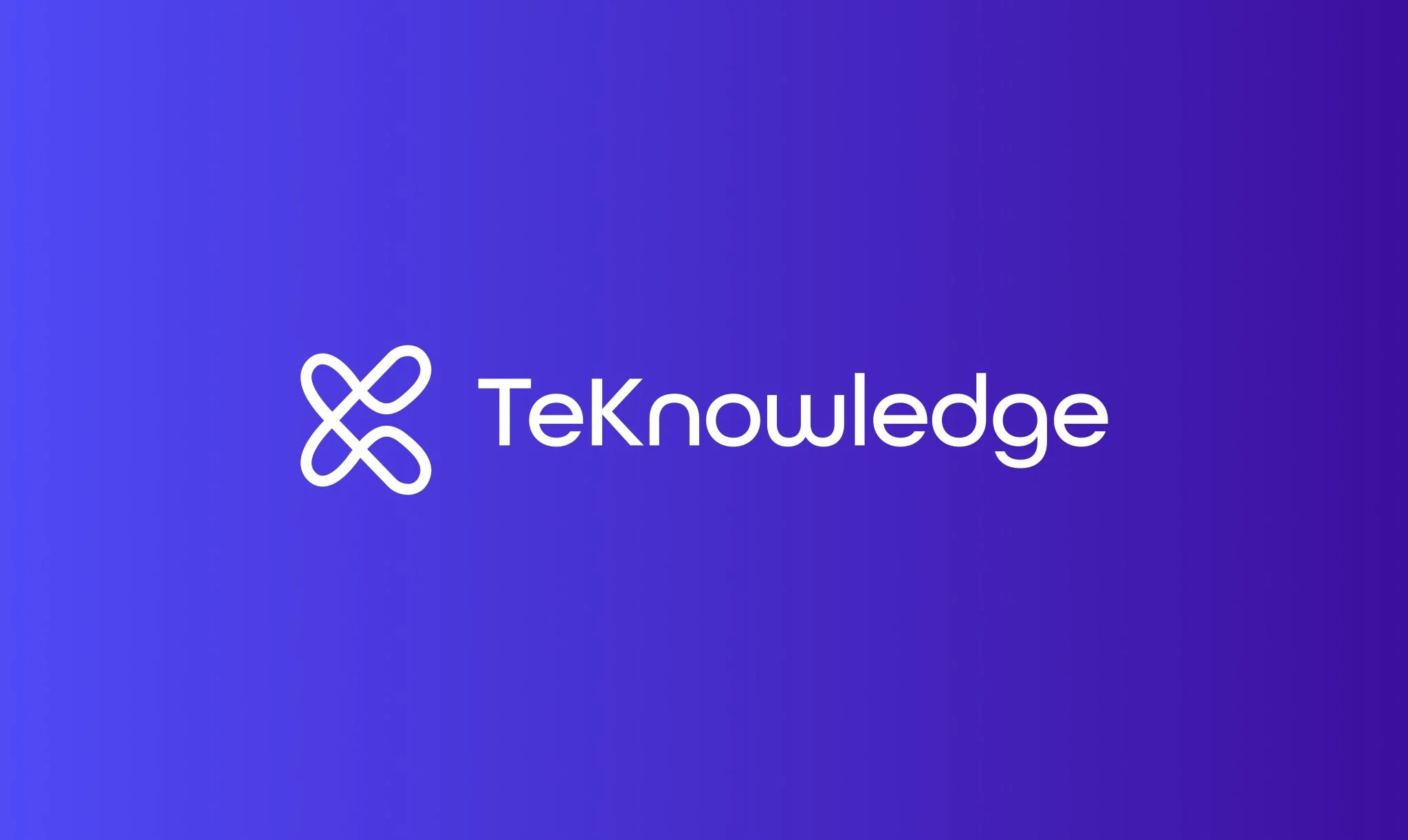 TeKnowledge logo on gradient