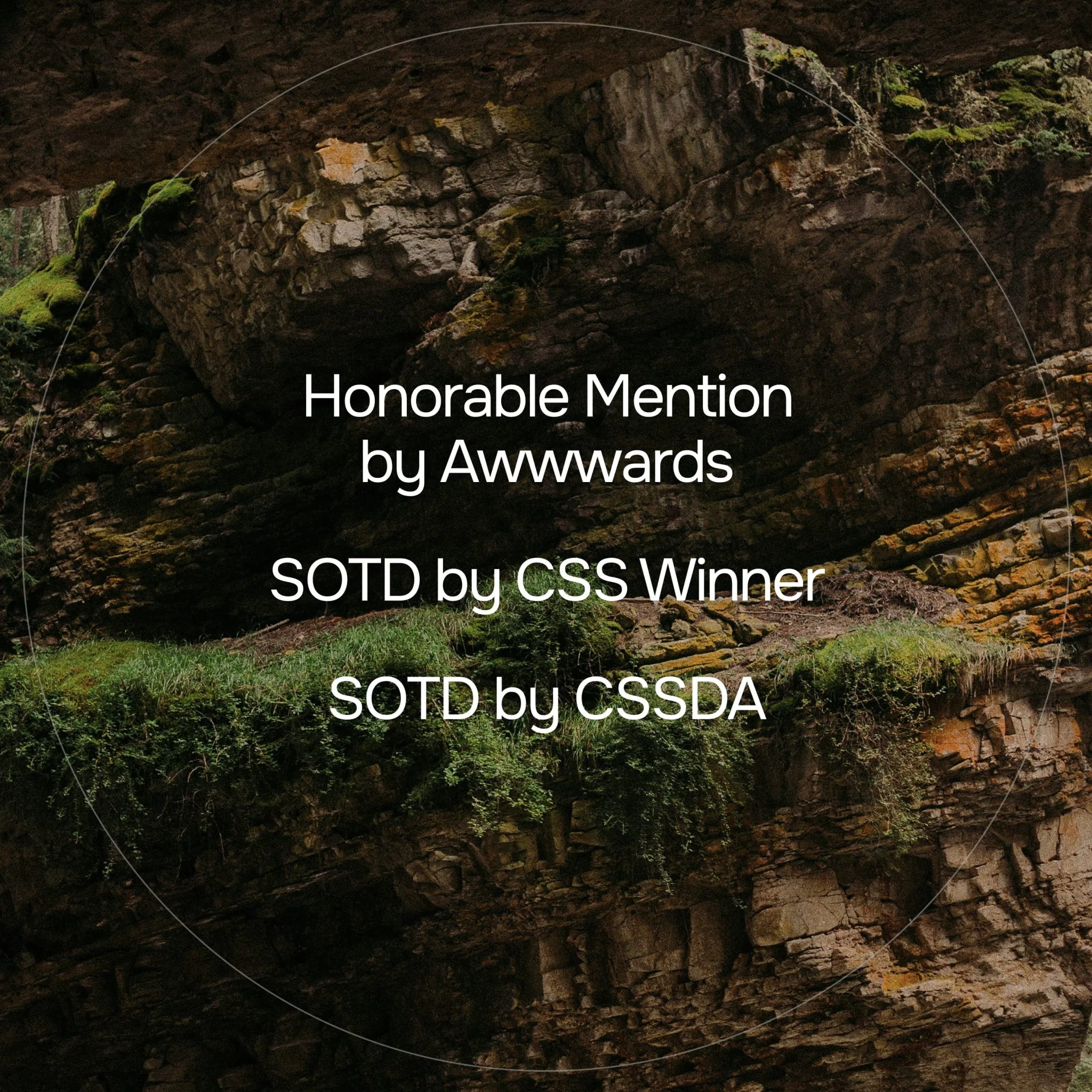 Web design awards recognition