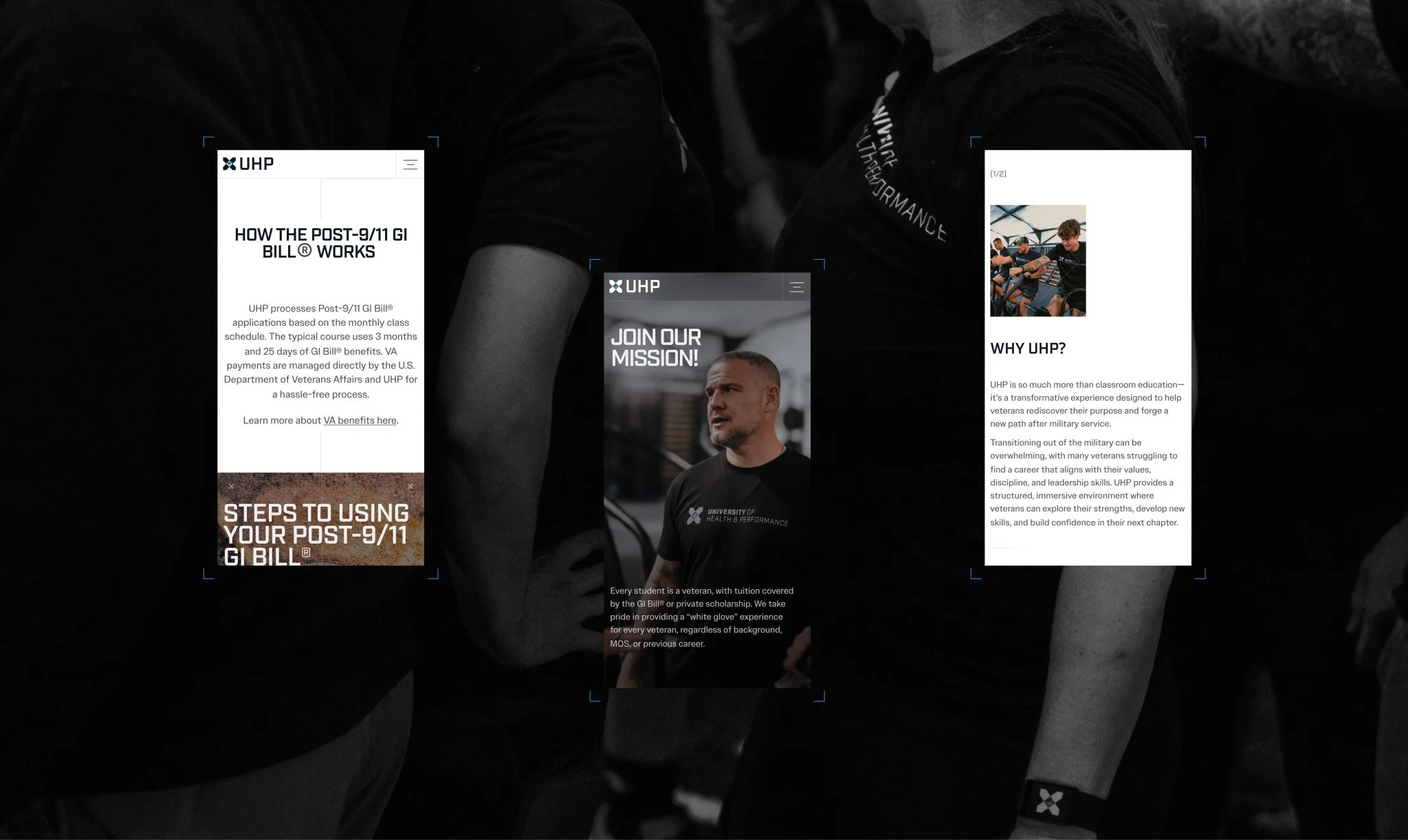 Veterans training at UHP